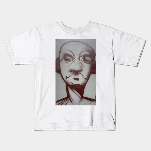 Mr Faceman Kids T-Shirt by Ckauzmann